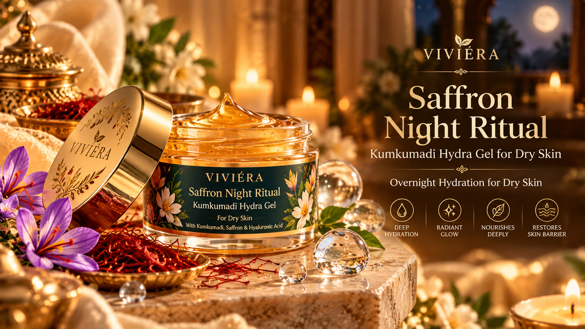 Golden Hydration: Why Kumkumadi Hydra Gel Is the Night Ritual Dry Skin Has Been Waiting For