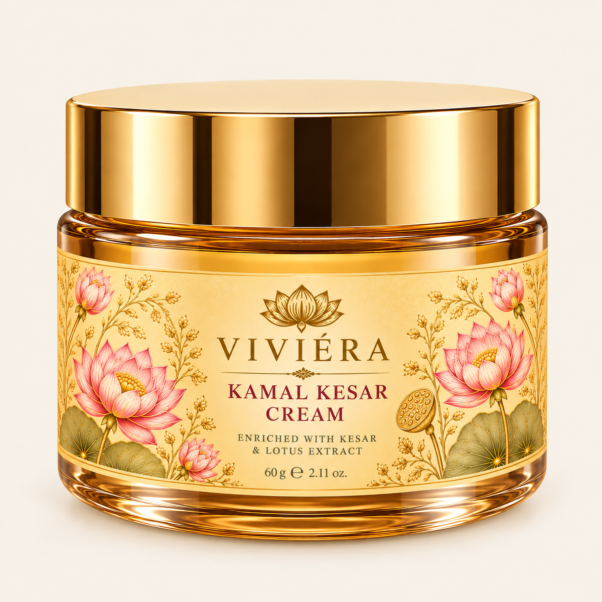Kamal Kesar Sunrise Radiance Day Cream (For Dry & Normal Skin), 50g